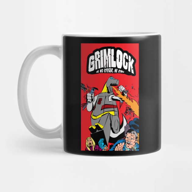 Transformers King Grimlock Godzilla Homage by jhunt5440